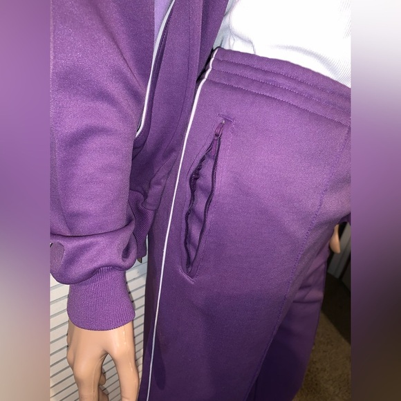 Vintage 90s Retro Nike track suit matching set rare Purple Women’s large - Picture 6 of 16